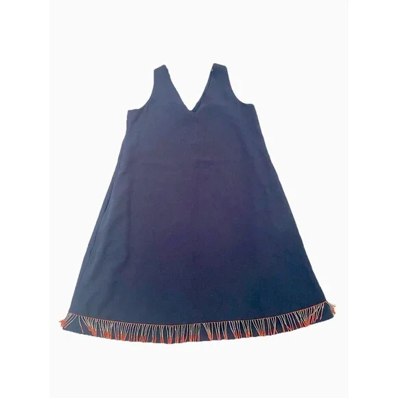 emporio armani blue dress Emporio Armani Grey/Blue Dress  Chic Consignment LLC